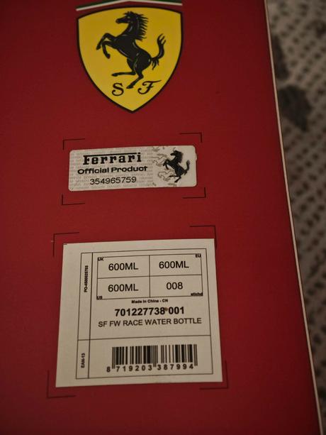 Originál nerezová fľaša ferrari shell,