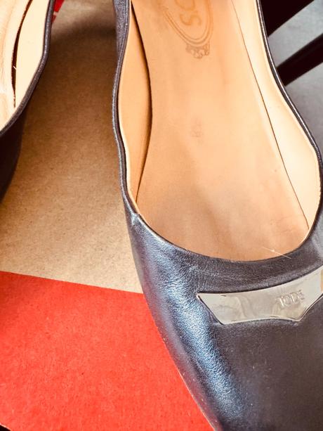 Kožené lodicky tods v 38, 38