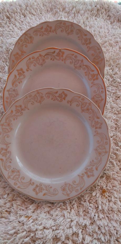 Porcelánové taniere, 