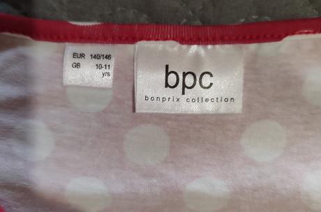Letne bodkovane saty, bonprix,140