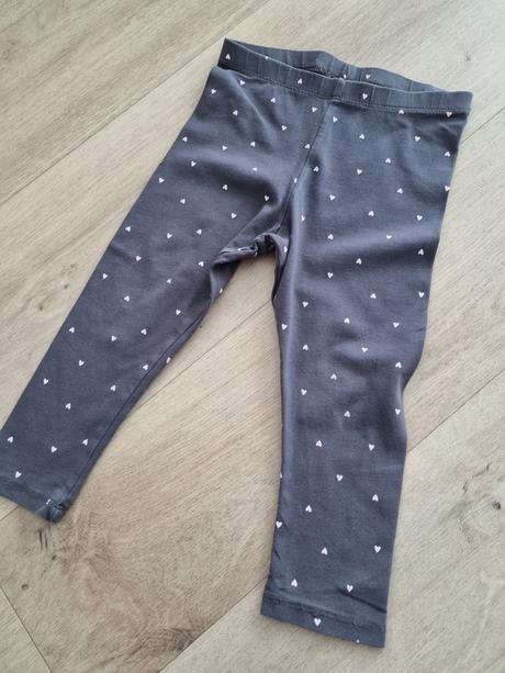 Legíny so srdiečkami, h&m,92