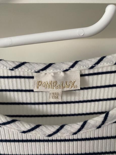 Pruzkovane saty 122/128, pompdelux,128