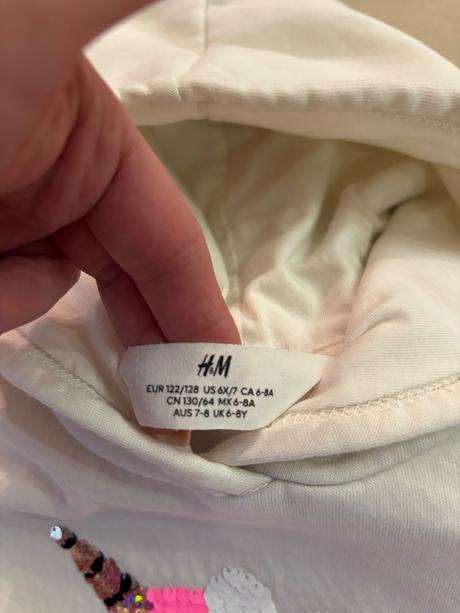 Mikina unicorn, h&m,122