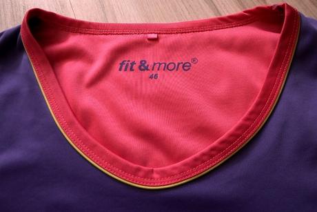 Športové fialové tričko "fit&more", v. xl/xxl, xl
