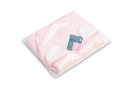 Sensillo pončo na kúpanie ružové, 