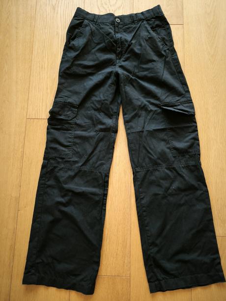 Široké cargo nohavice h&m, h&m,170