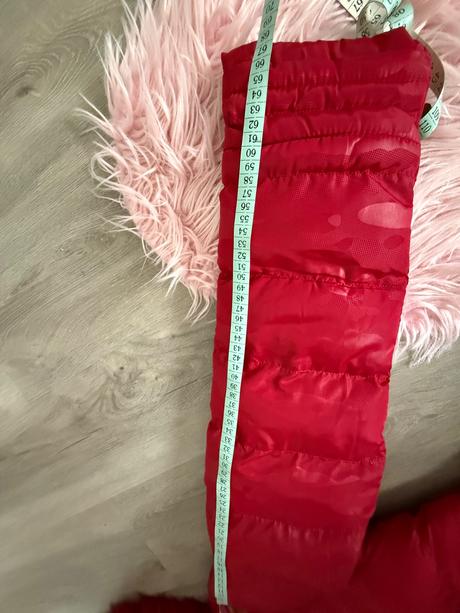 Červená teplá bunda, xxxl