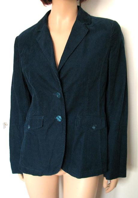 Petrolejové menčestrové sako, m