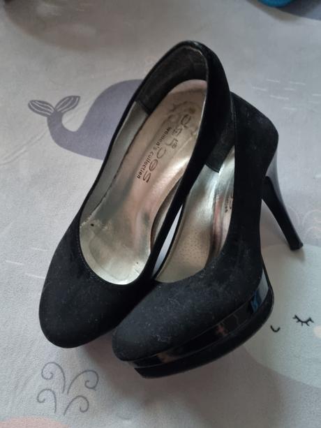 Semisove čierne lodičky luciano 37, 37