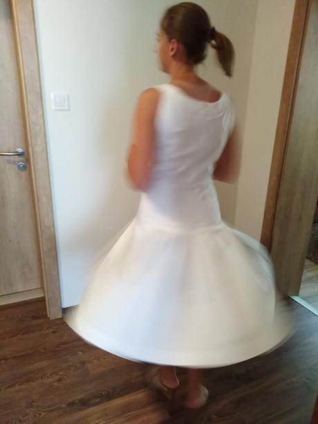 Biele šaty., calvin klein,m