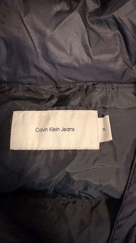 Dlha páperova bunda, calvin klein, calvin klein,xl