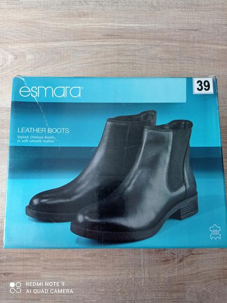 Topánky kožené, 39