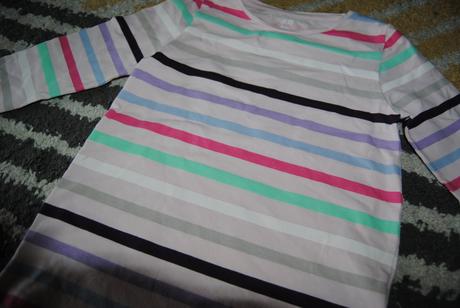 Pásikavé tričko 110/116, h&m,110