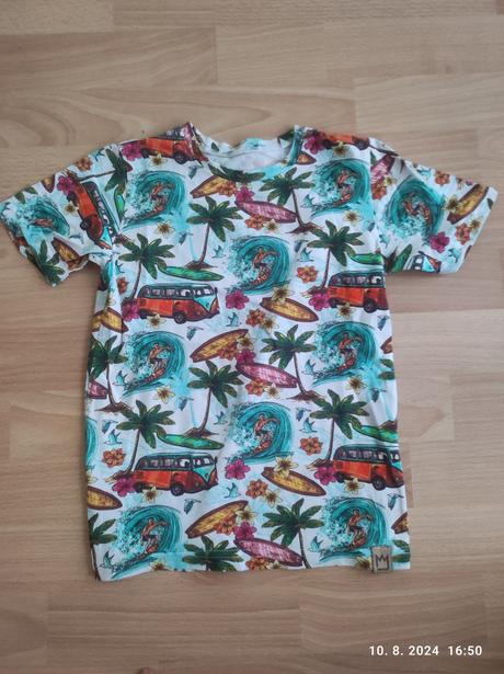 Tričko krátky rukáv pre chlapca 116, 116