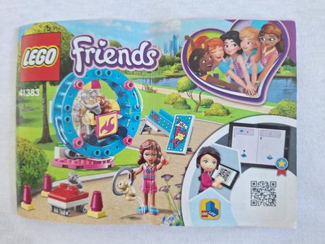 Lego friends 41383 detské ihrisko pre škrečky, 