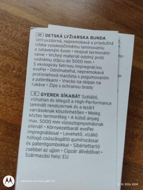 Zimná lyžiarska bunda tchibo vetruvzdorna, tcm,158