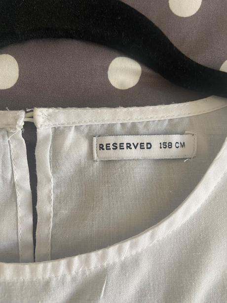 Biela romantická blúzka, reserved,158