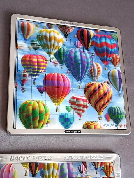 Holografické magnetické 3d puzzle - balóny,