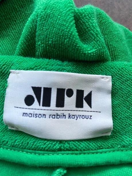 Maison rabih kayrouz green set nohavice a top, s