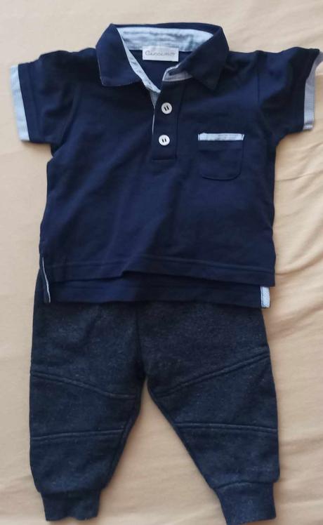 Modré tričko s tepláčkami, 68