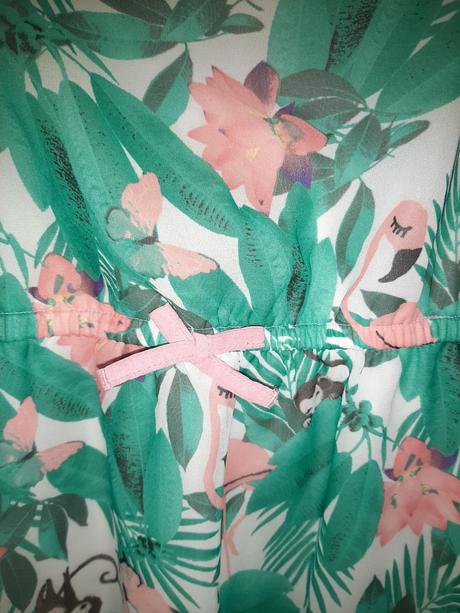 Šaty dážďový prales, h&m,140