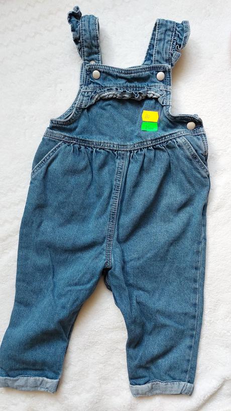 Nohavice na traky + body, f&f,80