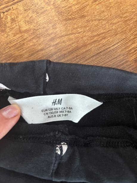 Leginy 3ks, h&m,128