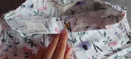 Kvietkované kraťasky, h&m,92