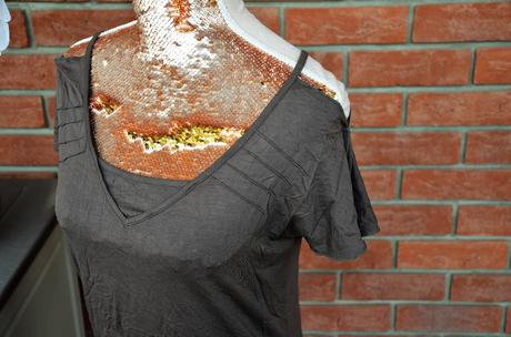 Tričko s prestrihnutými rukávmi-s/m, bonprix,s