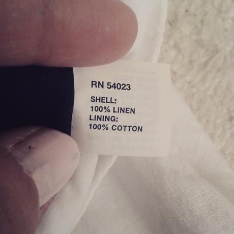 Ľanová biela sukňa značky gap, gap,m