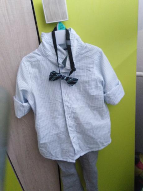 H&m na svadbu komplet 6-9mes., h&m,74