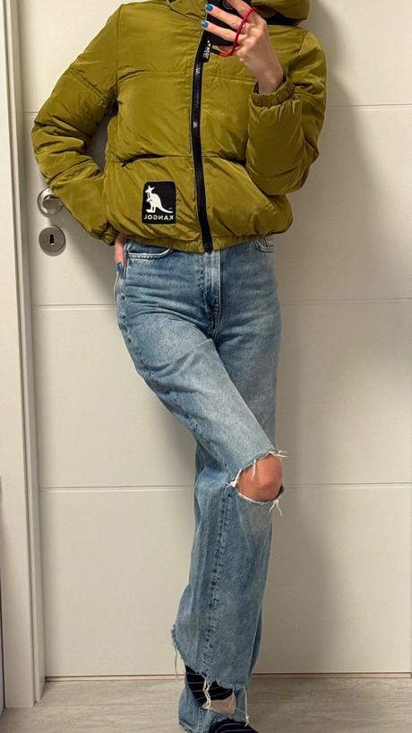 Zimná bunda kangol xs, h&m,xs