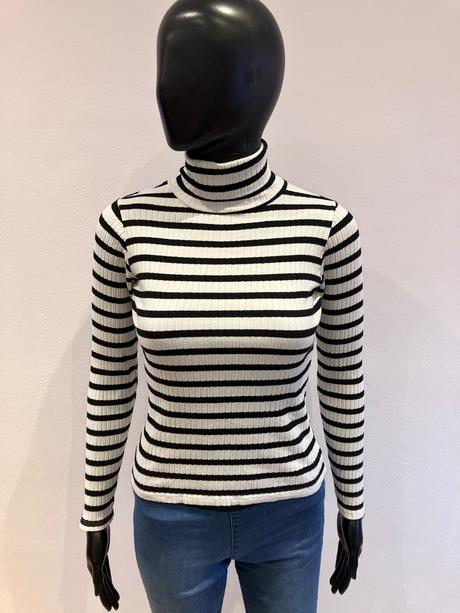 Dievčenský pásikavý rolák zara (152), zara,152