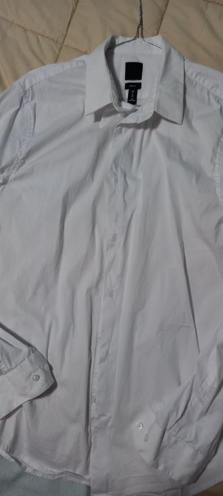 Biela pánska košeľa s, h&m,s