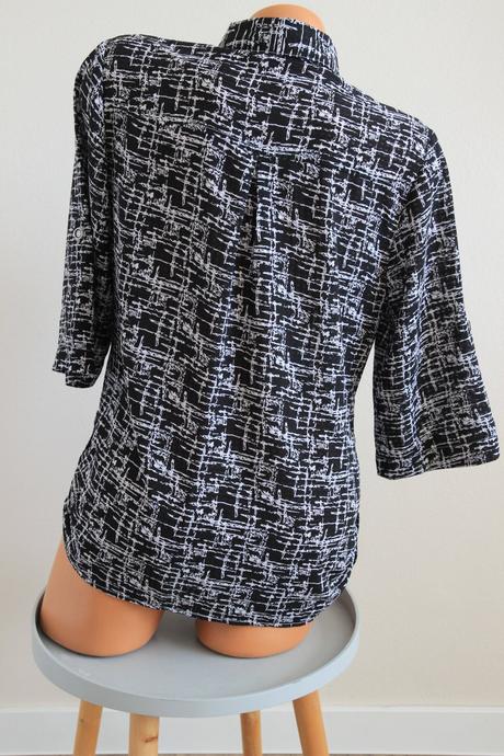 Čierno biela blúzka, m/l, m