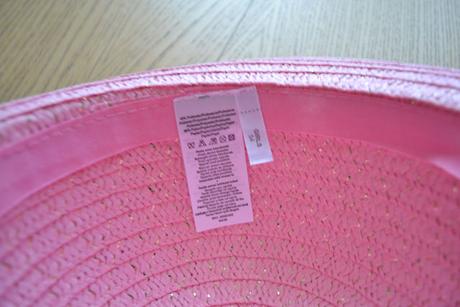 Ružový letný klobúk s trblietkami, pepco,128