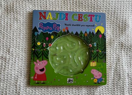 Kniha najdi cestu peppa pig,