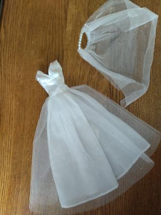 Barbie svadobné šaty, 