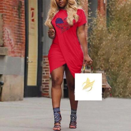 Červené šaty vanda, s