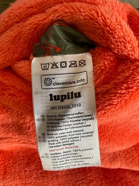 Teplá obojstranná bunda, lupilu,104