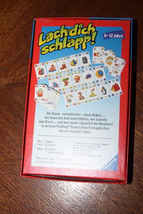 Hra lach dich schlapp - v nemcine - od 6 rokov, 