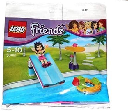 Lego friends 30401 skluzavka do bazénu,