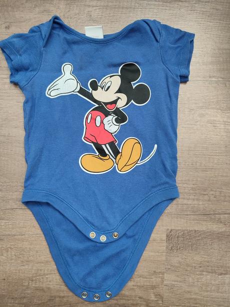 Chlapčenské body mickey mouse, disney,80