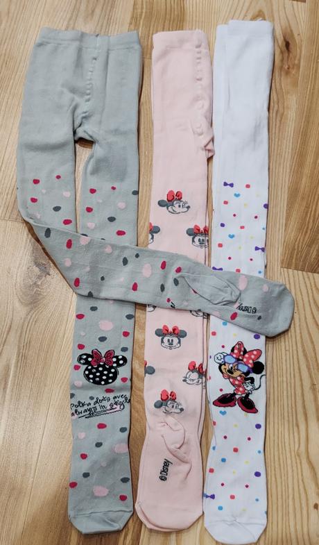 Dievčenské bavlnené pančušky, disney,92 - 122