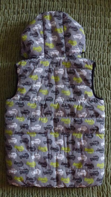 Obojstranná vesta autá, topolino,128