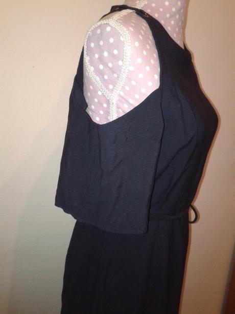 Tmavomodré šaty mango veľ. 36/38, mango,38