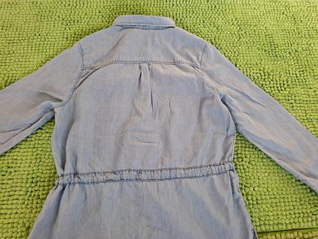 Riflová predĺžená košeľa v.146, h&m,146
