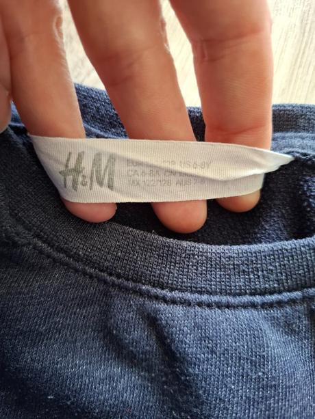 Teplakové šaty, veľ. 122/128, h&m,128
