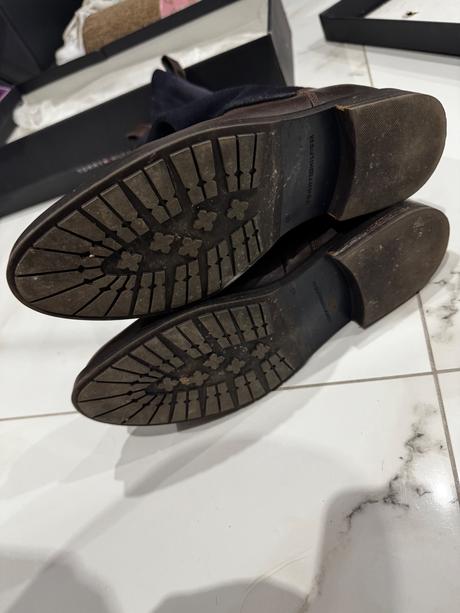 Tommy hilfiger kožené čižmy 40, tommy hilfiger,40