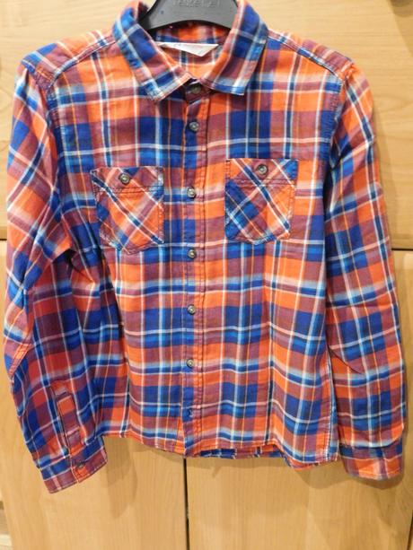 Flanelová košeľa, h&m,140